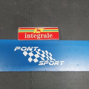 Stemma targhetta marca Lancia Delta Integrale Final Edition HF