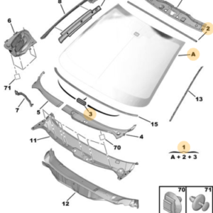 Parabrezza Peugeot 206 206+ 206 plus (no sensore pioggia)