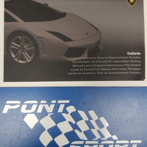 Libretto di garanzia e piano di manutenzione periodica - Lamborghini Gallardo