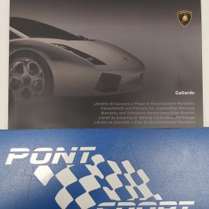 Libretto di Garanzia e Piano di Manutenzione Periodica Lamborghini Gallardo - Europa