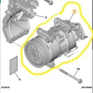 Compressore aria condizionata Opel, Peugeot, Citroen, DS 9829934580