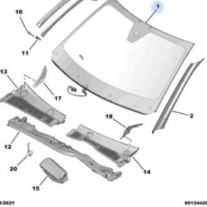 Parabrezza termico Citroen C4 9833200780