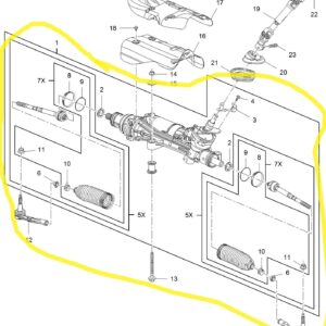 Scatola guida sterzo elettromeccanica Vauxhall Opel Astra-K (B16) 1680526880  95524097