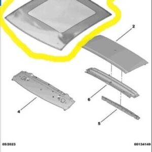 Tetto vetro fisso car fixed glass roof Vauxhall Opel Corsa (P2JO) 1671205780