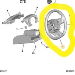 Volante sterzo pelle steering wheel Citroen C3 (B618) 98164324ZD