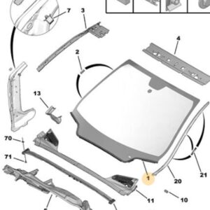 Parabrezza Citroen DS4 1611579680 1606230480