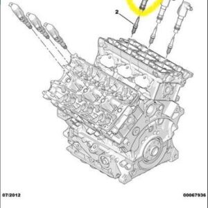 BOBINA ACCENSIONE MOTORE BENZINA (ES9JDS) PEUGEOT CITROEN 597094
