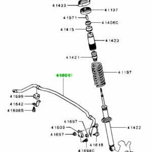 BARRA POSTERIORE ANTIROLLIO ANTI ROLL BAR 23 MM MITSUBISHI LANCER EVO X 4156A029