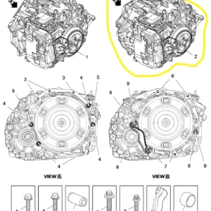 SCATOLA DEL CAMBIO AUTOMATICO AF50-8 COMPLETA OPEL INSIGNA-B (Z18) 55590809