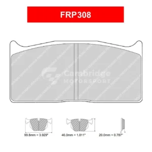 PASTIGLIE FRENO POST REAR FERODO RACING DS3000 MITSUBISHI GRUPPO N BREMBO